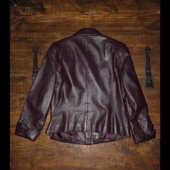 Talbots Leather Jacket - Picture 4 of 12